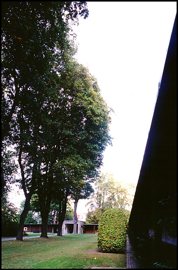 Mindelunden i Ryvangen Vue mod indgangen