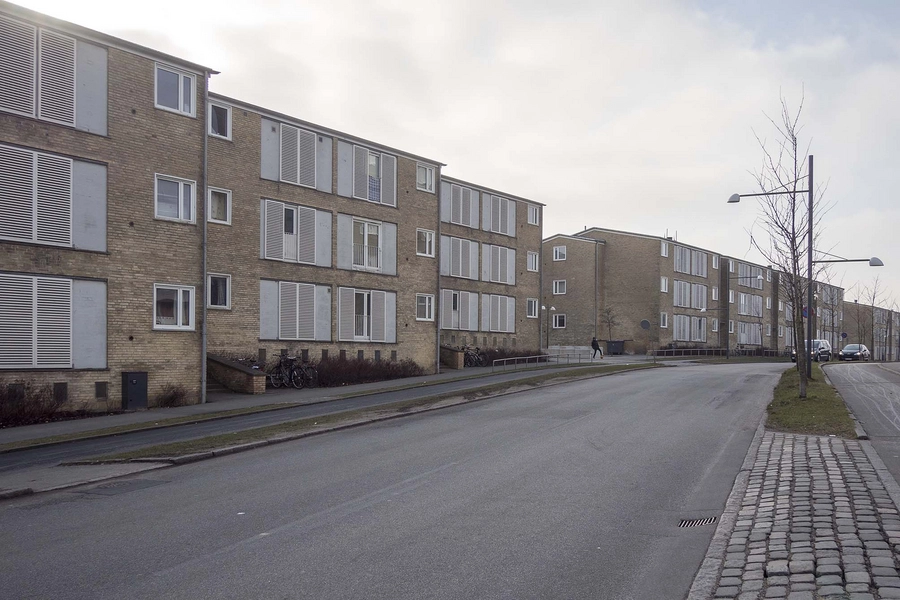 Tingbjerg Blik mod vest langs Ruten