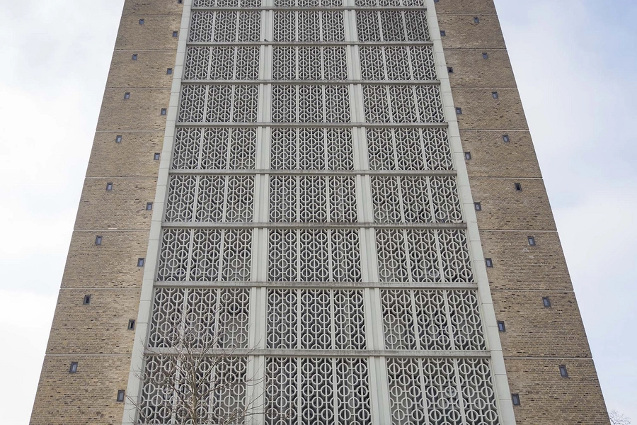 Tingbjerg Facadeudsnit, højhuset