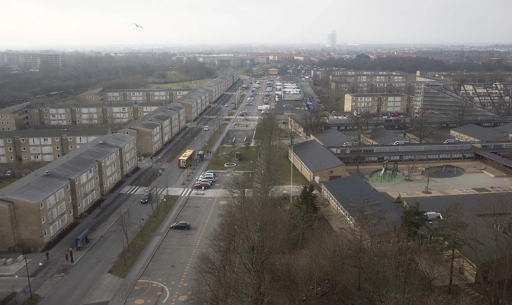 Tingbjerg Udsigt over området fra højhuset