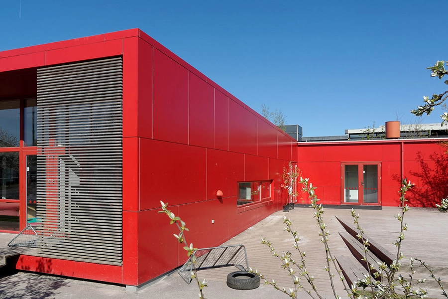 Børnehuset Græshoppen Facadeudsnit