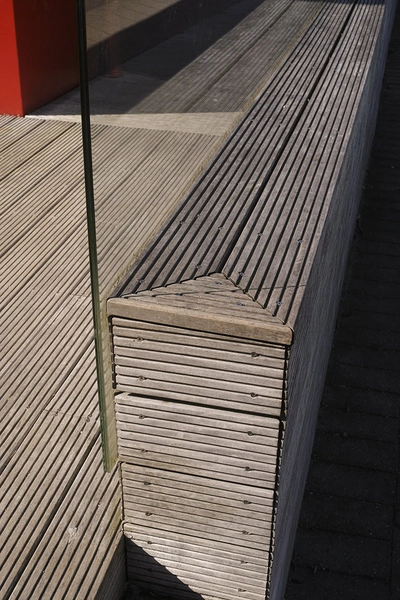 Børnehuset Græshoppen Træbeklædning