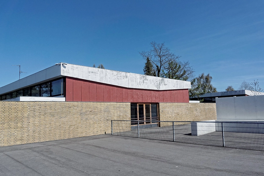 Nyager Skole Gavl, indgang