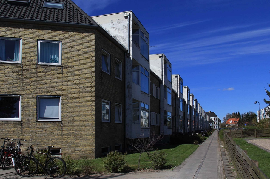 Ibstrupparken I Ibstrupvænget 2-16, østfacade