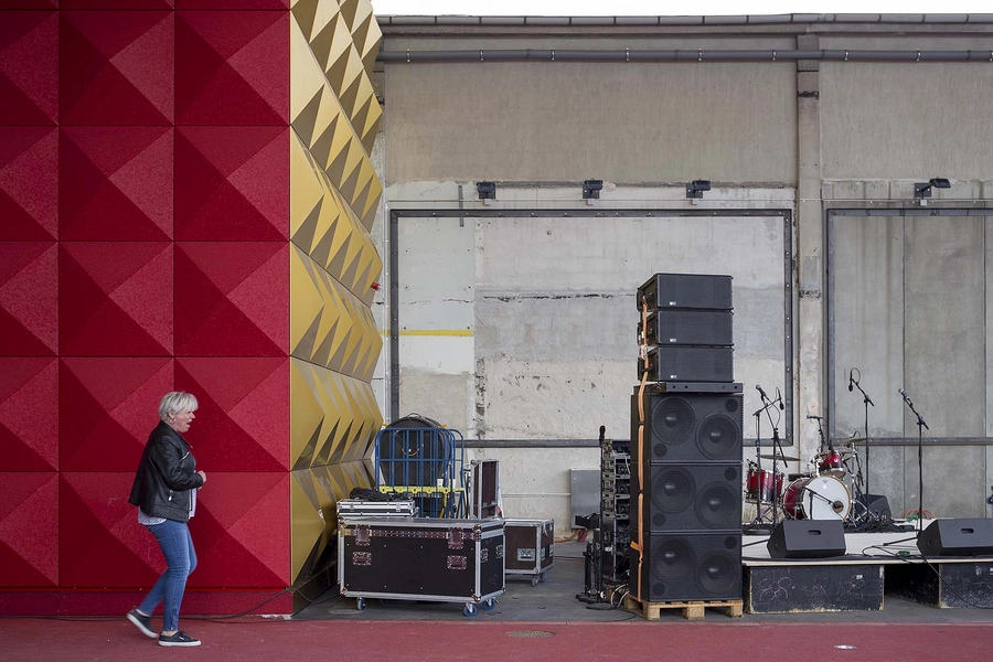 RAGNAROCK – museet for pop, rock og ungdomskultur Indgang, midlertidig scene