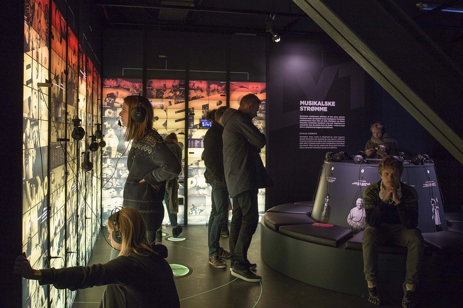 RAGNAROCK – museet for pop, rock og ungdomskultur Udstillingsdesign