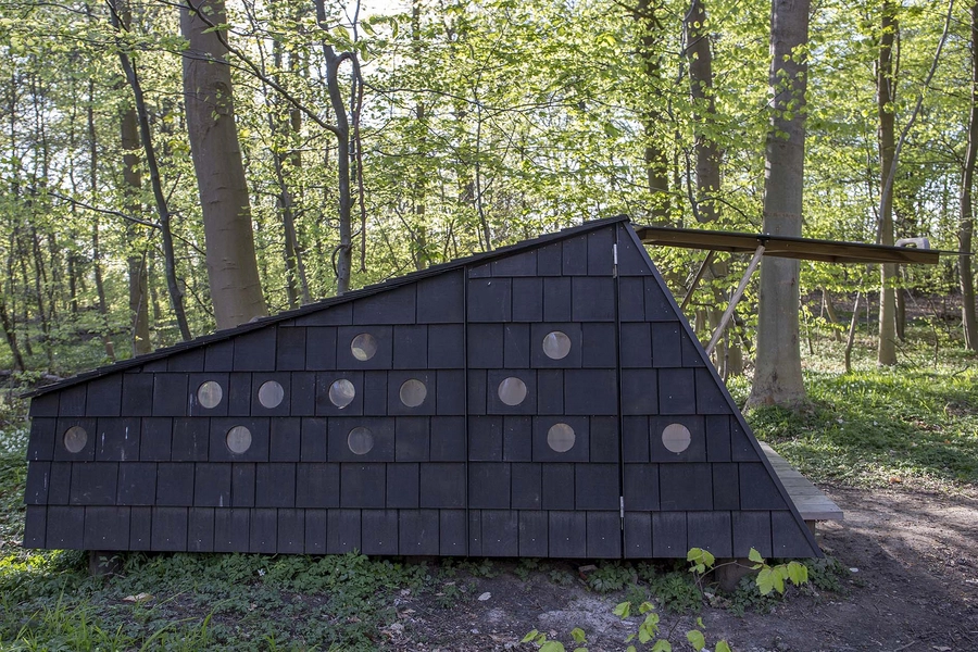 Skrubbe og Stenbider Shelters "Skrubbe" shelteret rummer to personer