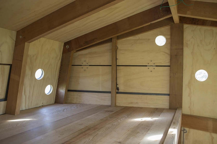 Skrubbe og Stenbider Shelters Interiør "Stenbidder 1"