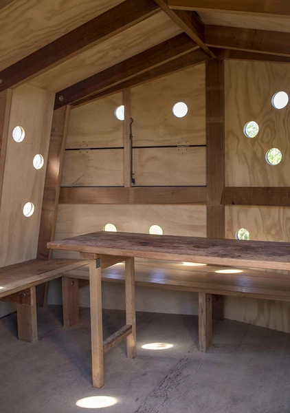 Skrubbe og Stenbider Shelters Interiør "Stenbidder 2"