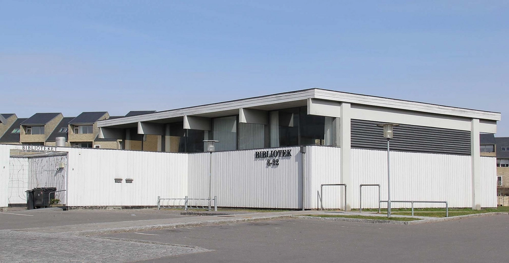 Jægersborg Bibliotek Vest- og sydfacade