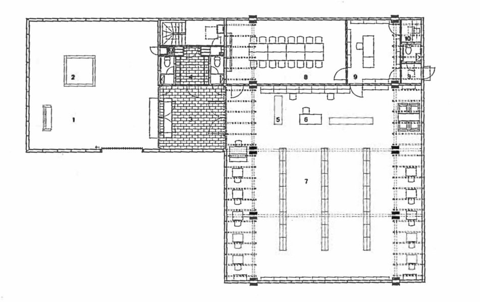 Jægersborg Bibliotek Plan
