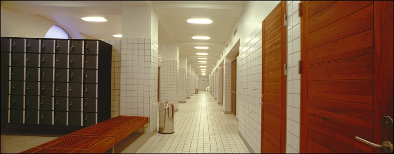 Østerbro svømmehal Omklædningsafsnit