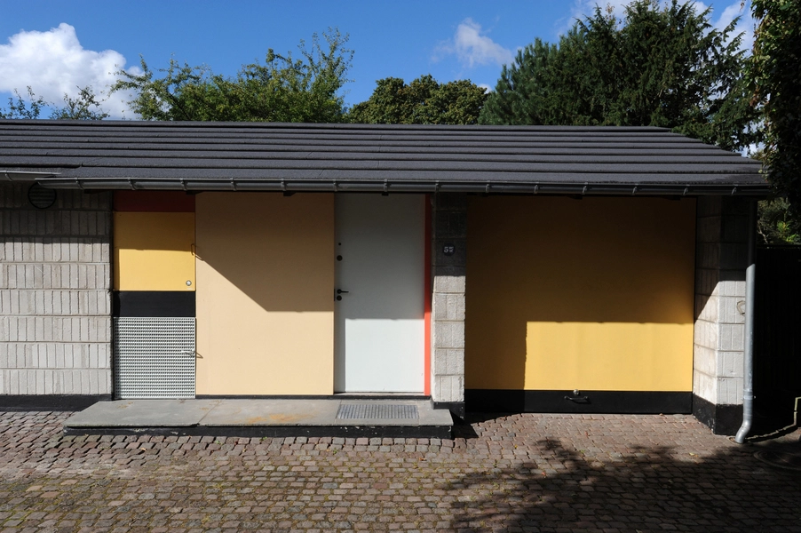 Karen og Ebbe Clemmensens eget hus Indgangspartiet