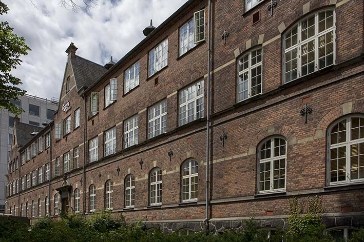 Carlsberg - Administrationsbygning - Nordfløj Administrationsbygningen, facade mod øst