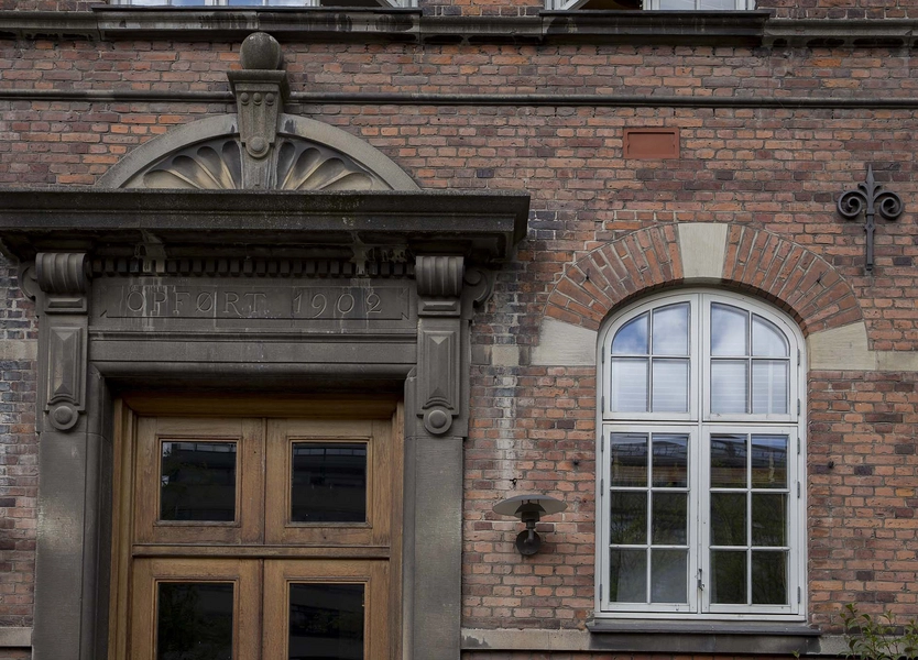 Carlsberg - Administrationsbygning - Nordfløj Detalje, indgangsparti