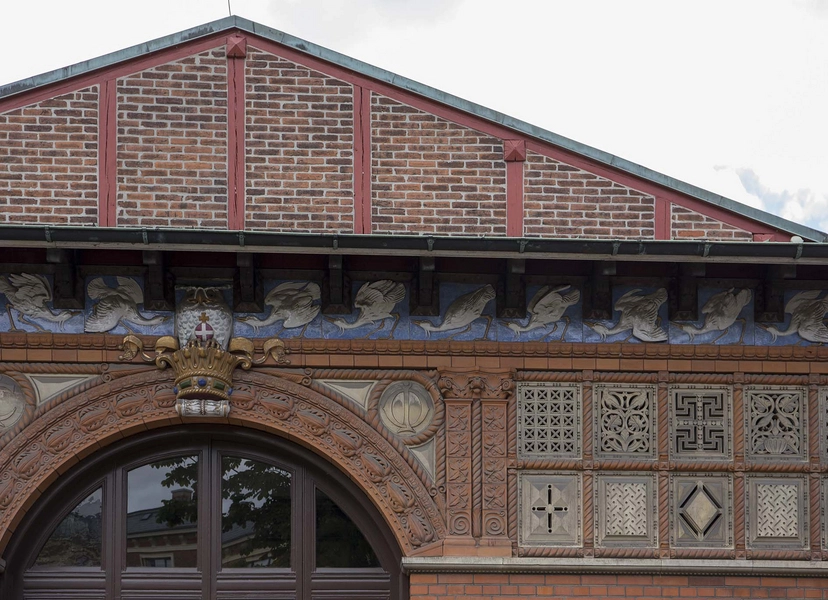 Carlsberg - Museum Ornamentik over indgangsparti