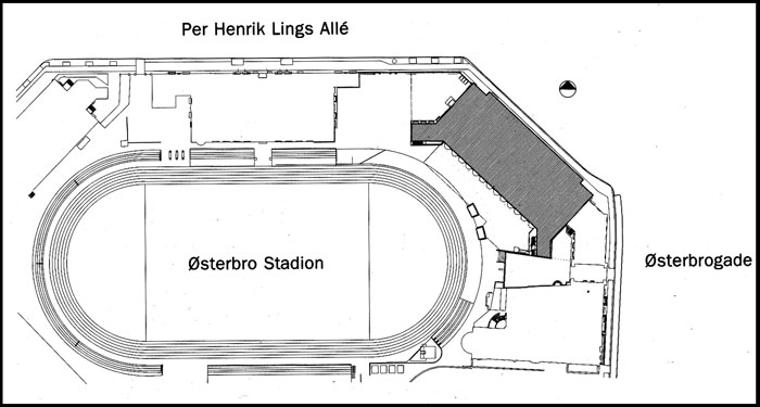 Østerbro svømmehal Situationsplan