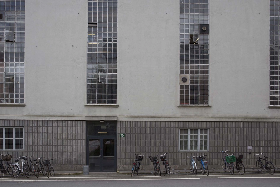 Carlsberg - Tap E - Dansehallerne - Kontorbygning Facadeudsnit, klinker og puds