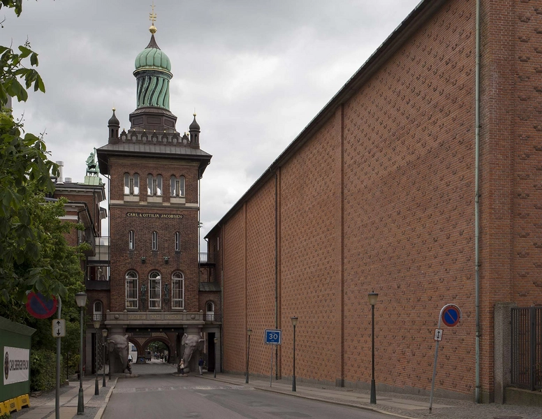 Carlsberg - Gærkælderen Blik mod øst langs Ny Carlsberg Vej