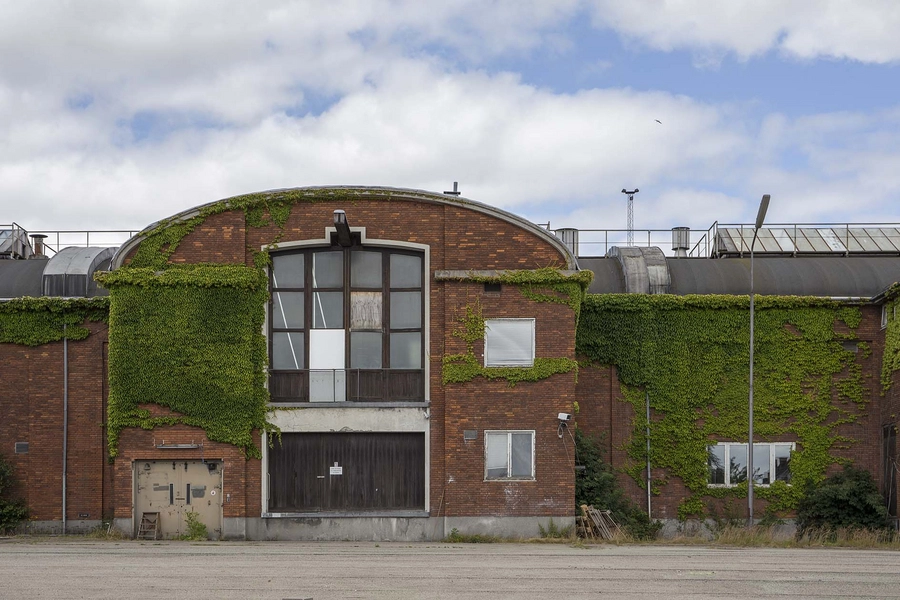 Carlsberg - Halmlageret Facadeudsnit, tøndehvælv