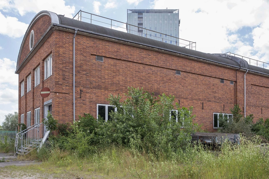 Carlsberg - Halmlageret Facadeudsnit