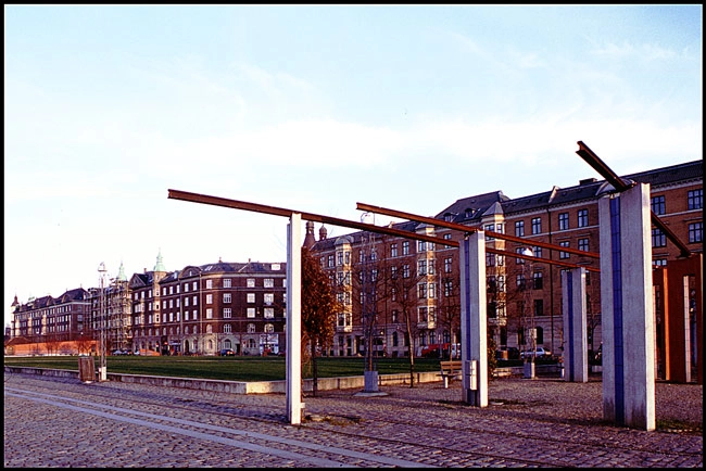 Islands Brygge En let pergola