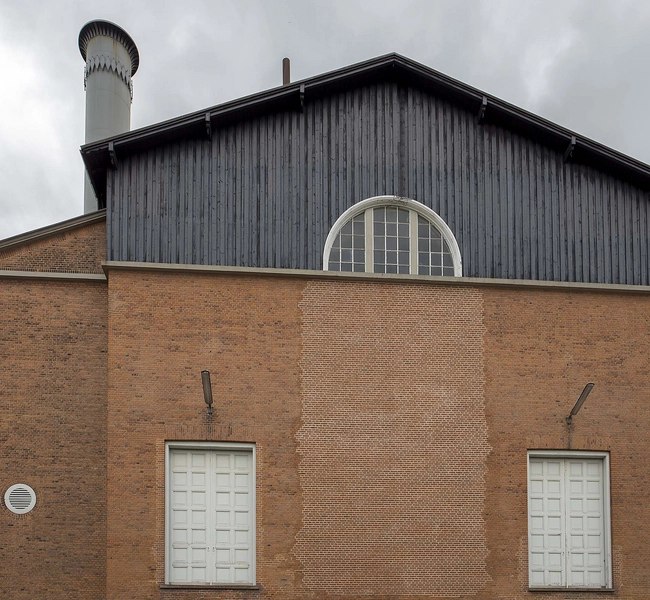 Carlsberg - Kedelhuset Facadeudsnit, gavl