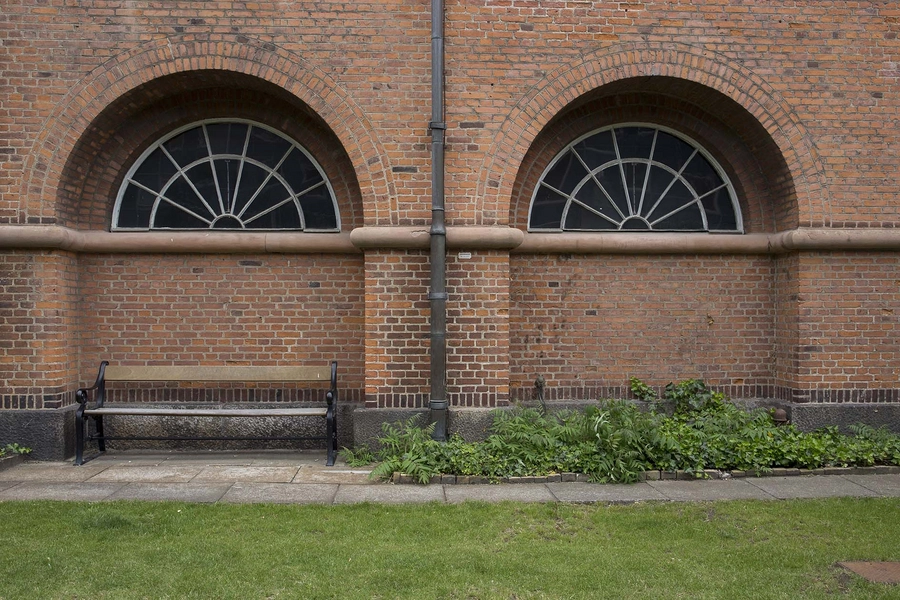 Carlsberg - Kedelhuset Facadeudsnit, nicher mod Pasterusvej