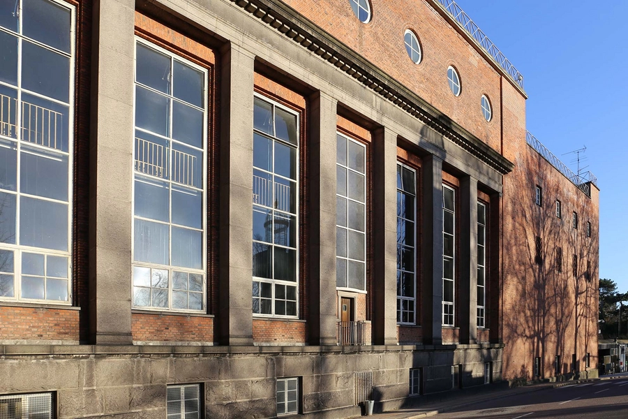 Carlsberg - Maskincentralen - Kraftværket Blik mod syd, langs Pasteursvej