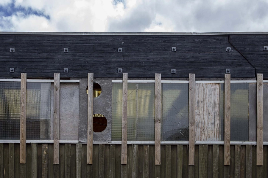 Carlsberg - Lagerbygning – Boblehallen Vinduesbånd mod J. C. Jacobsens Have