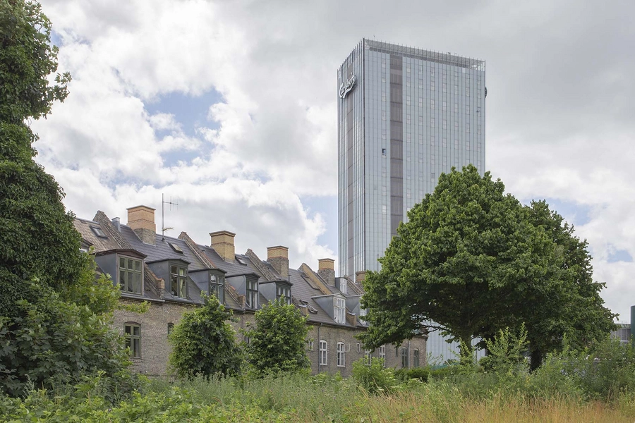 Carlsberg - Hovedkontor - Silo Silotårnet med Humleby i forgrunden