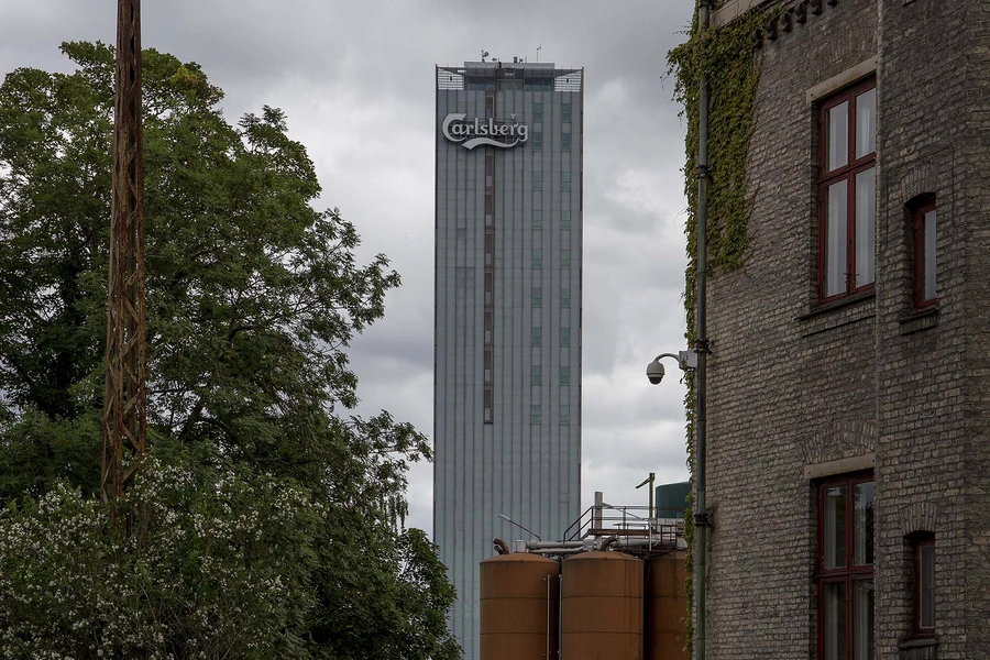 Carlsberg - Hovedkontor - Silo Siloen set fra Bag Elefanterne