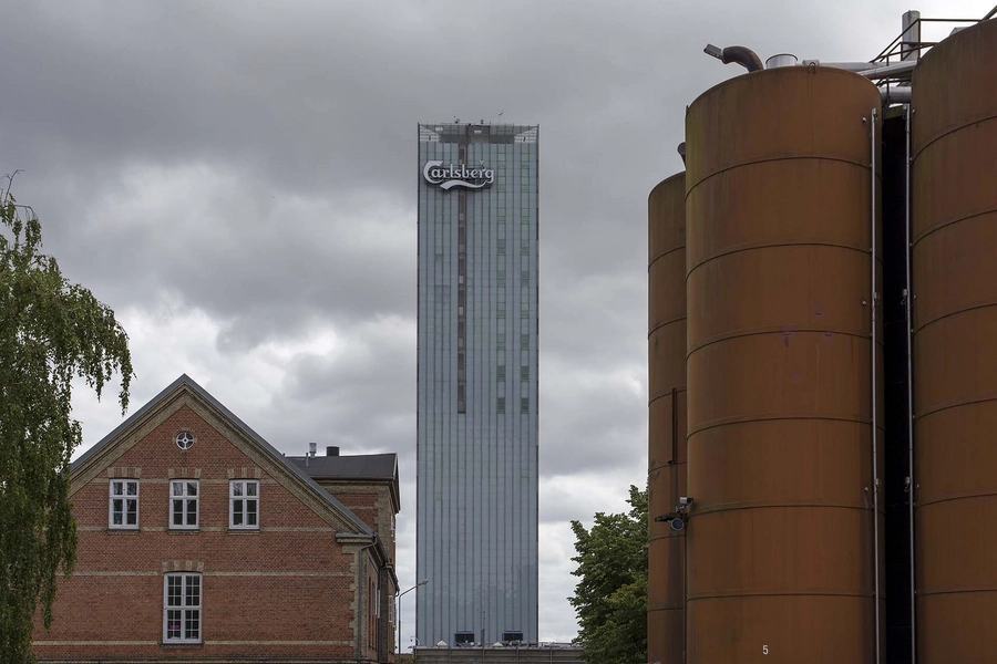 Carlsberg - Hovedkontor - Silo Siloen set fra vest