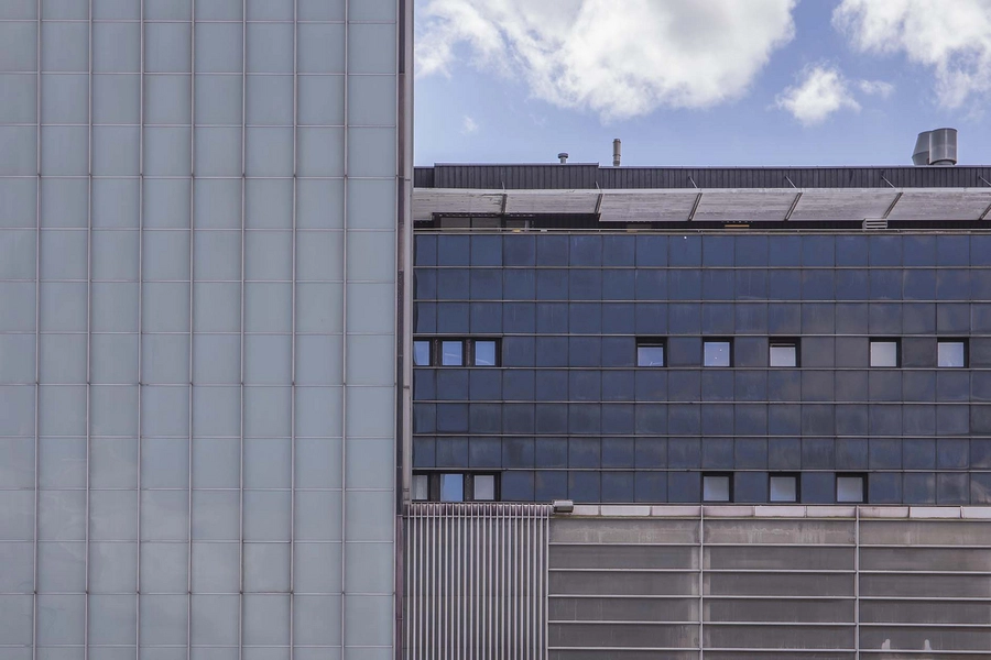 Carlsberg - Hovedkontor - Silo Detalje, materialiteter