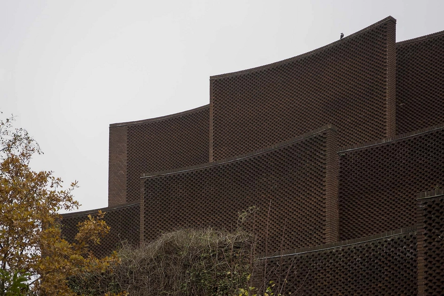 Carlsberg - De Hængende Haver - J. C. Jacobsens Have De Hængende Haver, udsnit, facade mod vest
