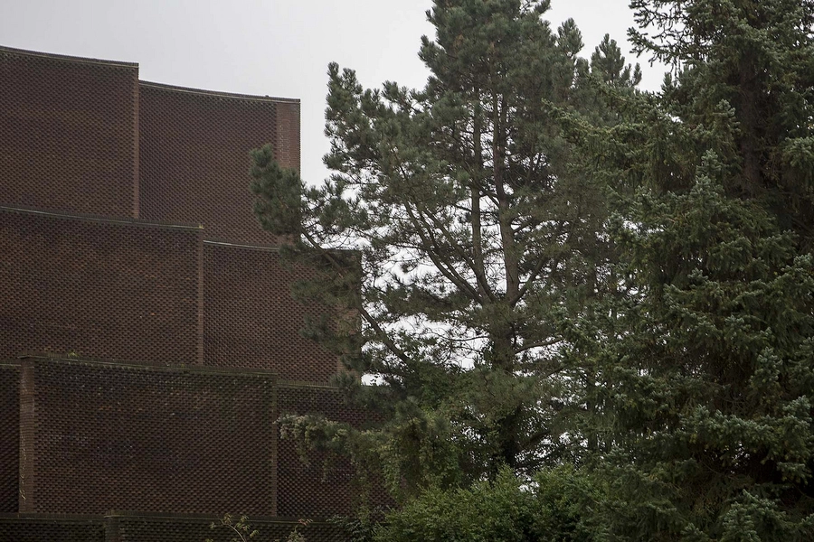 Carlsberg - De Hængende Haver - J. C. Jacobsens Have De Hængende Haver, udsnit, facade mod vest