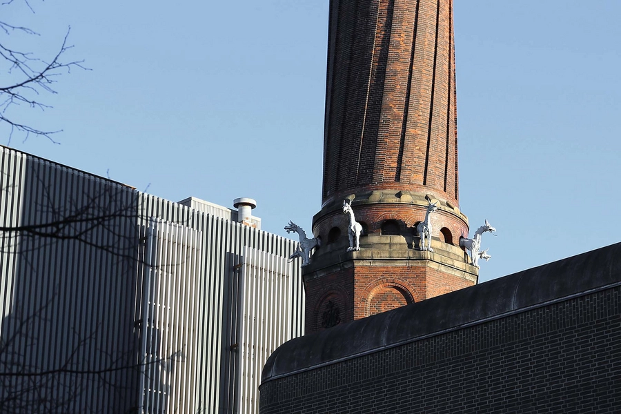 Carlsberg - Den Snoede Skorsten Den snoede skorsten set fra Pasteursvej
