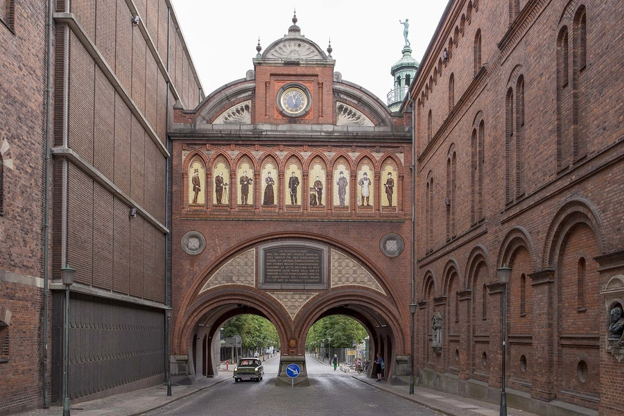 Carlsberg - Dipylonporten Porten set fra vest