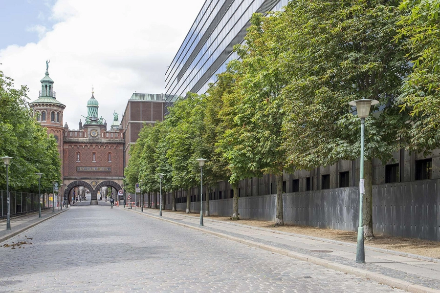 Carlsberg - Dipylonporten Porten set fra øst, langs Ny Carlsberg Vej