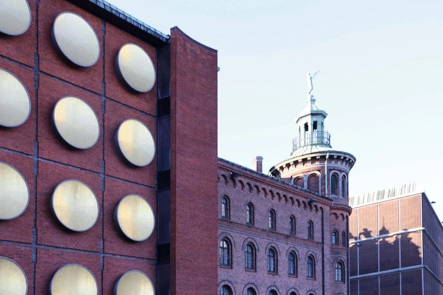 Carlsberg - Lagerkælder 3 Facadeudsnit, østfacade