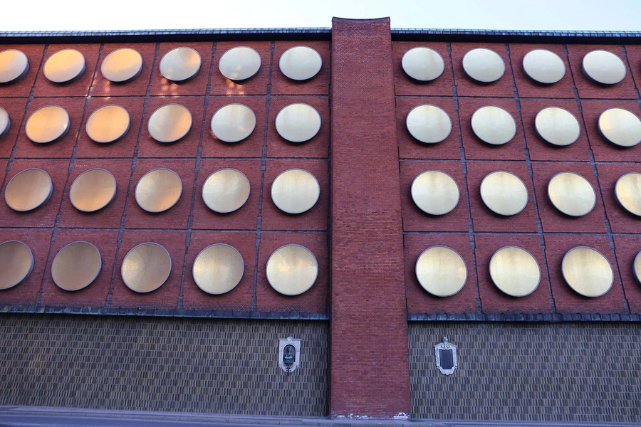 Carlsberg - Lagerkælder 3 Facadeudsnit, østfacade