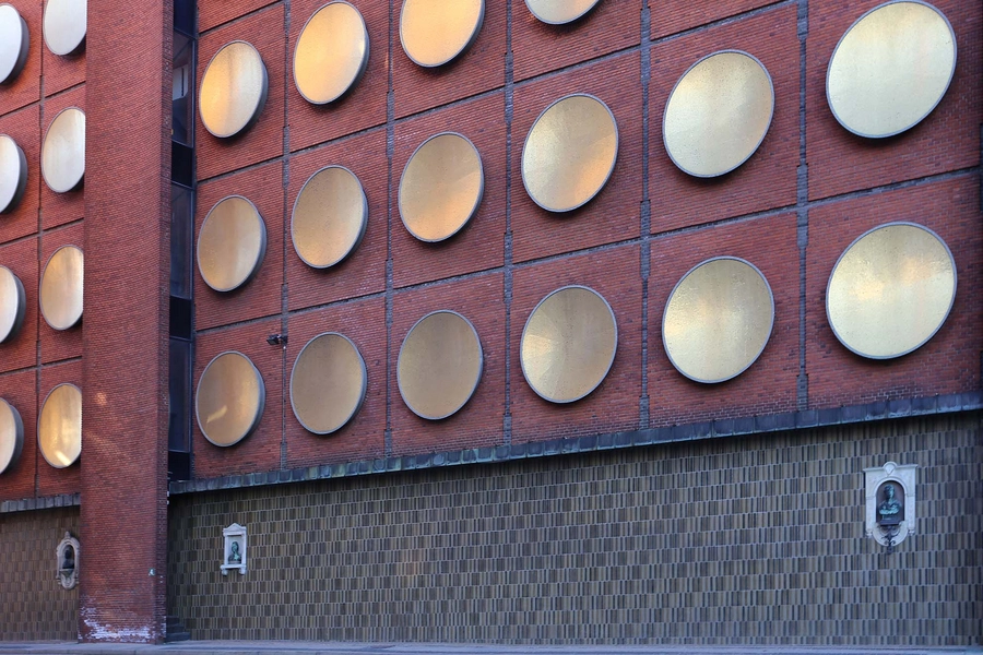 Carlsberg - Lagerkælder 3 Facadeudsnit, østfacade