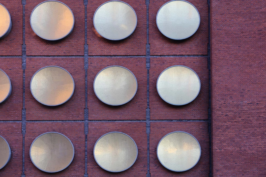 Carlsberg - Lagerkælder 3 Facadeudsnit, østfacade