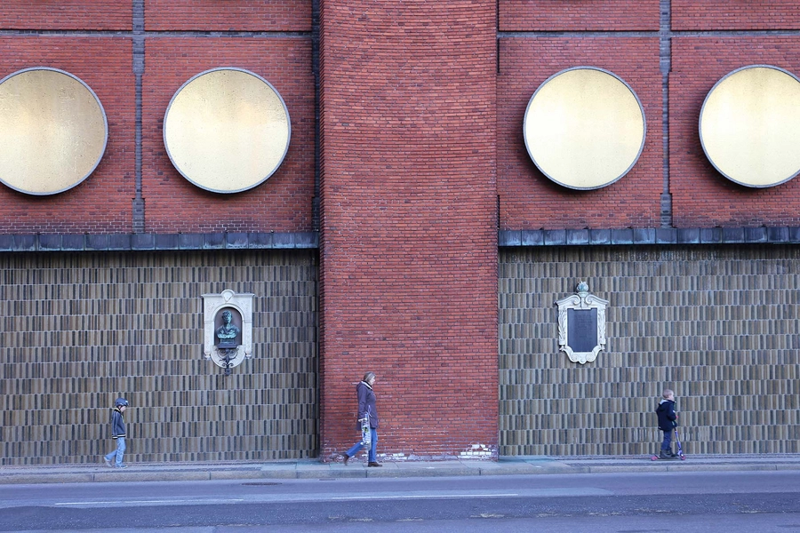 Carlsberg - Lagerkælder 3 Facadeudsnit, østfacade
