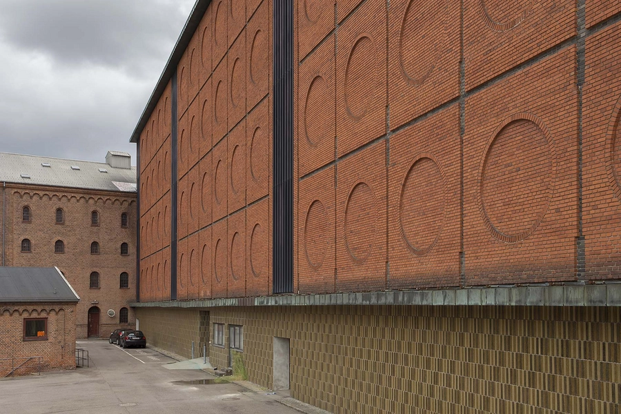 Carlsberg - Lagerkælder 3 Facadeudsnit, vestfacade