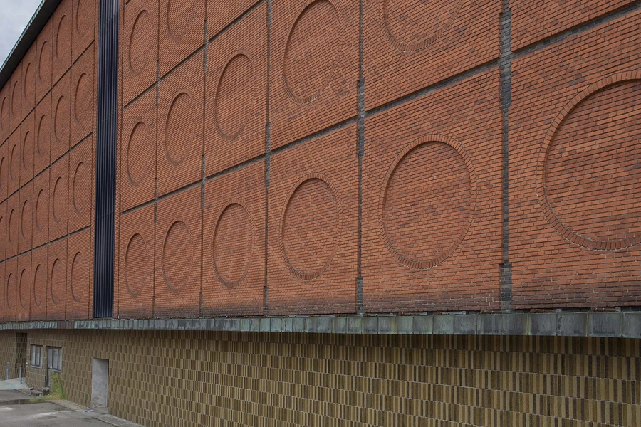 Carlsberg - Lagerkælder 3 Facadeudsnit, vestfacade