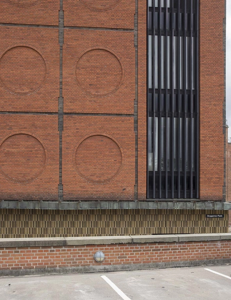 Carlsberg - Lagerkælder 3 Facadeudsnit, vestfacade