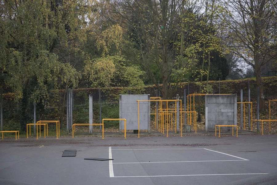 Carlsberg - Boble Plads - Midlertidigt Byrum Parkouranlæg, basketbane