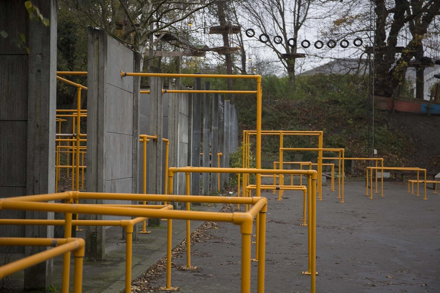 Carlsberg - Boble Plads - Midlertidigt Byrum Detalje, parkouranlæg