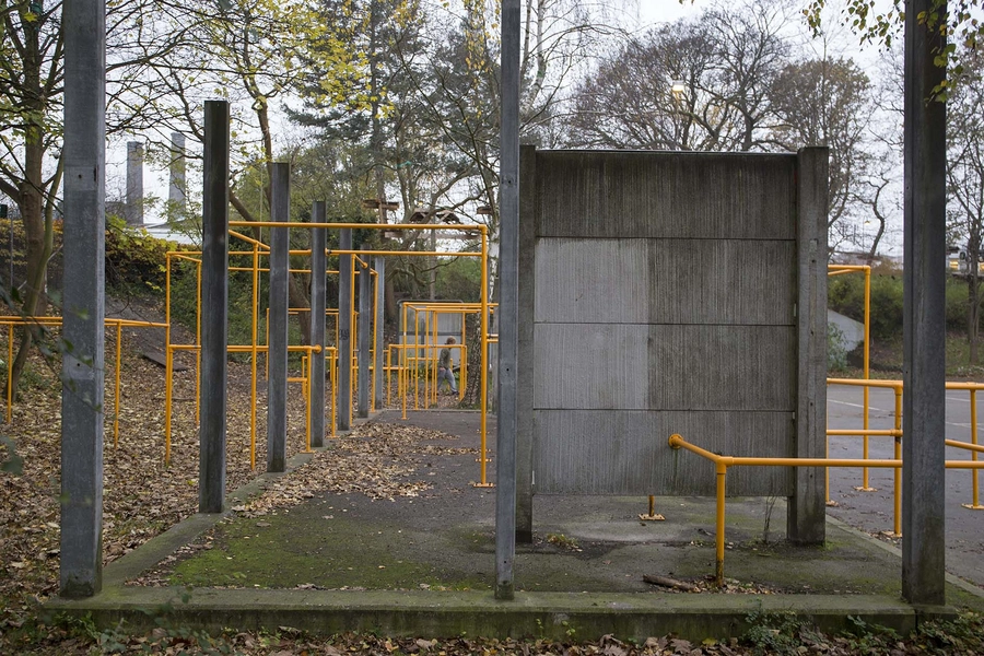 Carlsberg - Boble Plads - Midlertidigt Byrum Detalje, parkouranlæg